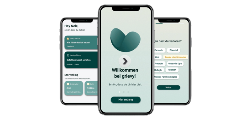 grievy-App zur digitalen Trauerbegleitung